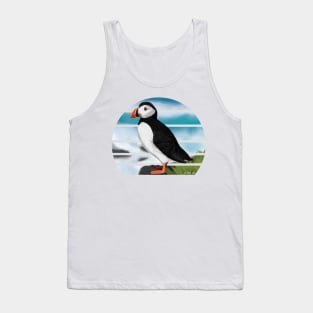 jz.birds Puffin Bird Watching Birding Tank Top